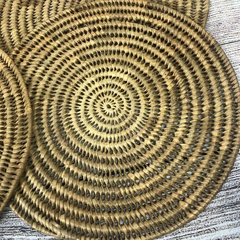 Woven Wicker Rattan 14.5